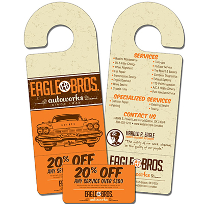 Door Hanger Round Corner