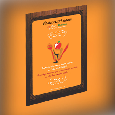 Flyers One Side