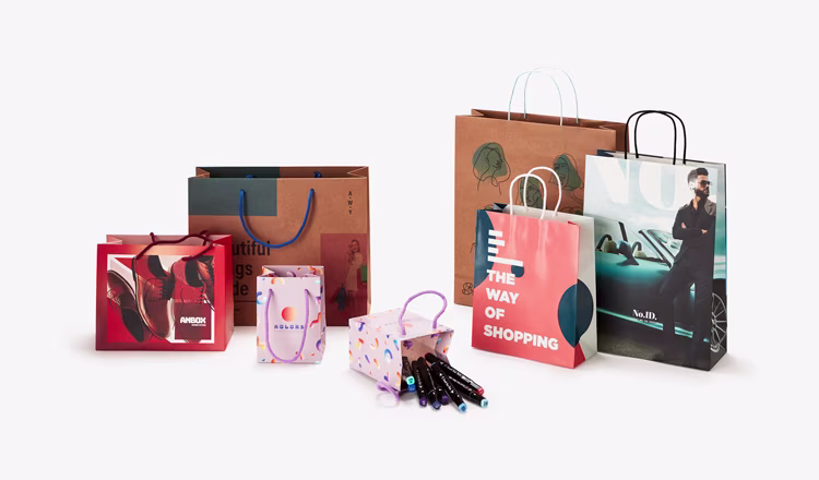 Sacos com impressão total