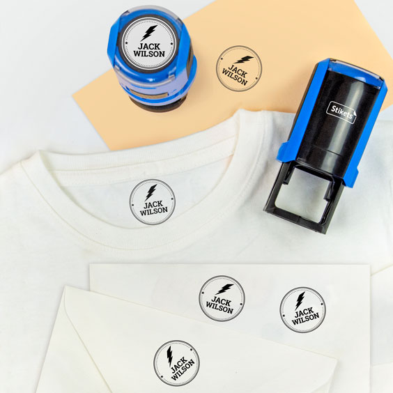 Circle Clothing Stamps