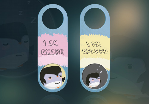 Door Hanger Cylindrical Round