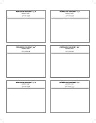 6up Label Sheets