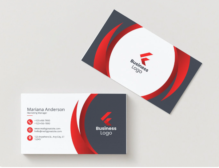 METALLIC BUSINESS CARD CATEGORY by SHASHANK