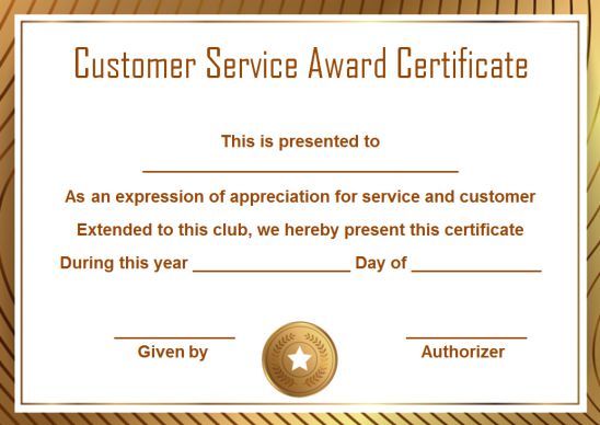 Customer service exc.