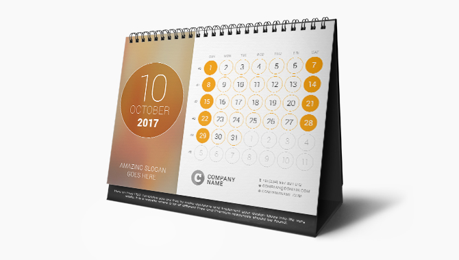 Desktop Calendar
