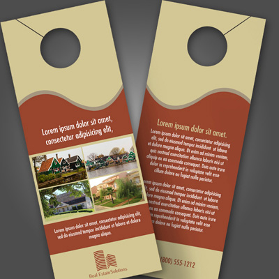 🌟Door Hangers Single Side