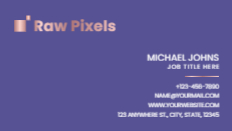 Rose gold raised foil