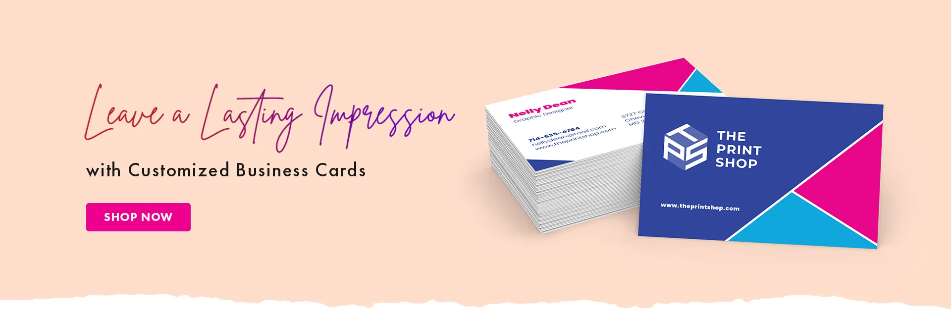 Leave a Lasting Impression with Customized Business Cards SHOP NOW