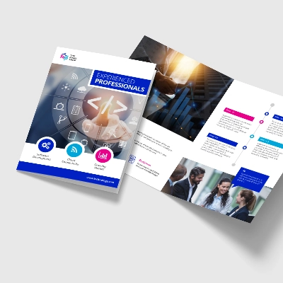 Halfgevouwen brochures