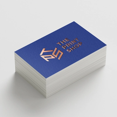 Raised Foil Business Cards