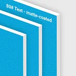80# Tekst - Mat gecoat