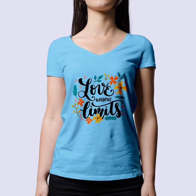 Women Vneck Tshirt 2