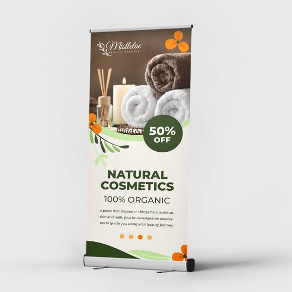 Pull Up Banners 13oz Matte Vinyl Blackbase (31.5 x 78.75)